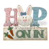Hop On In Pattern by Chris Haughey