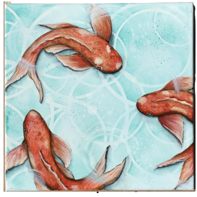 Koi Fish E-Pattern by Sandy McTier
