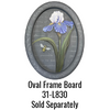 9x12 Oval Frame Board