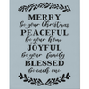 Merry Peaceful Joyful