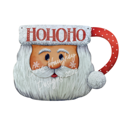 Sweet Santa Mug Plaque E-Pattern by Chris Haughey