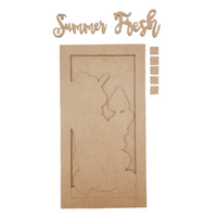 Summer Fresh Frame Plaque By Paola Bassan