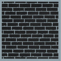 Dirty Brick Background Stencil