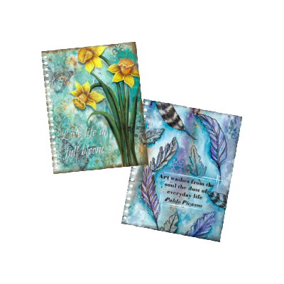 Art Journaling Daffodils and Fathers E-Pattern by Sandy McTier