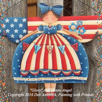 Glory Americana Angel Plaque