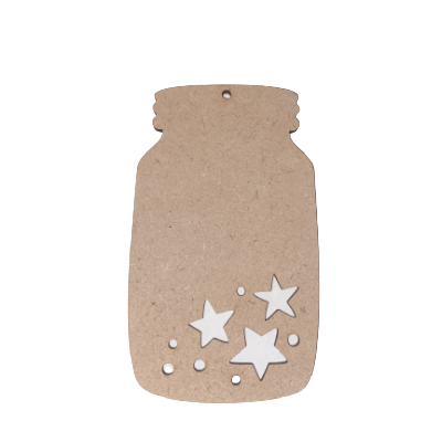 Mason Jar Star Ornament