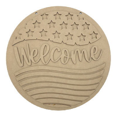 Welcome - Patriotic Hanger Kit