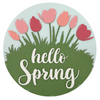 Hello Spring Tulips Hanger Kit