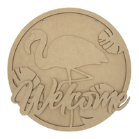 Welcome - Flamingo Hanger Kit