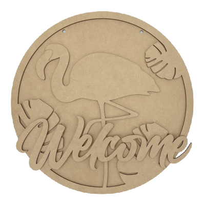 Welcome - Flamingo Hanger Kit
