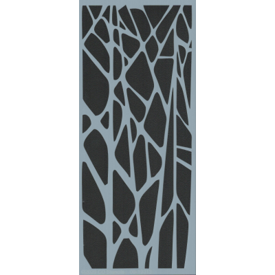 Geo Pebble Border Stencil
