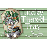 Lucky Tiered Tray Plaque E-Pattern by Chris Haughey