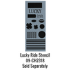 Lucky Ride Plaque Pattern by Chris Haughey