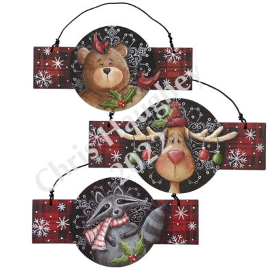 Wildwood Christmas Ornaments Pattern by Chris Haughey
