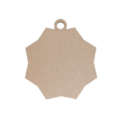 4" Badge Ornament