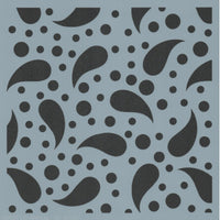 Comma Background Stencil
