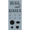 Hugs and Kisses Stencil