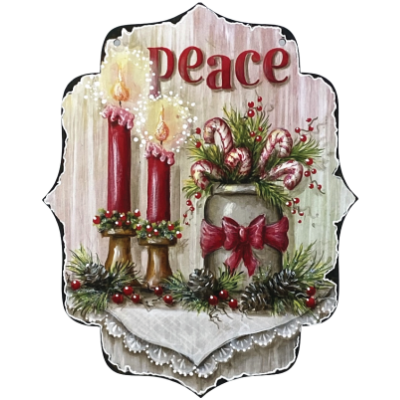 Peace on Earth Ornament Pattern by Chris Haughey