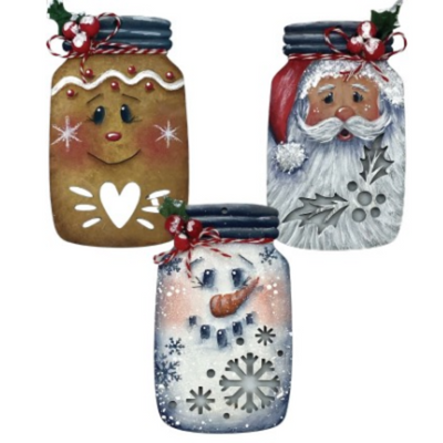 Merry Mason Jar Tags Pattern by Chris Haughey
