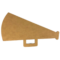 12" Megaphone Plaque