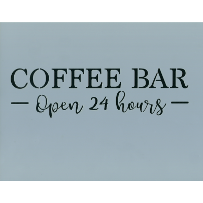 Coffee Bar Stencil