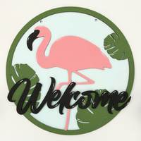 Welcome - Flamingo Hanger Kit