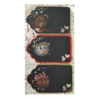 Cutie Chalkboard Gift Tags E-Pattern by Wendy Fahey | Cupboard Distributing