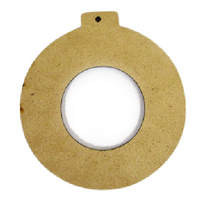 Center Frame Round Infinity Ornament