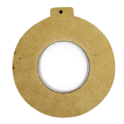 Center Frame Round Infinity Ornament