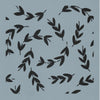 Swirling Vines Background Stencil
