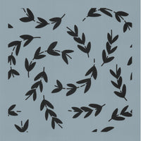 Swirling Vines Background Stencil