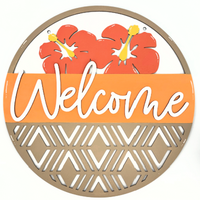Welcome - Hibiscus Hanger Kit