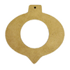 Center Frame Teardrop Infinity Ornament