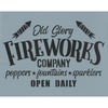 Old Glory Fireworks Stencil