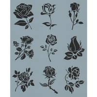 Perfect Petals Stencil