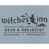 Witches Inn Stencil