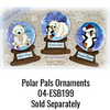 6" Snowglobe Ornament