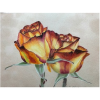Flaming Roses E-Pattern By Debbie Cushing