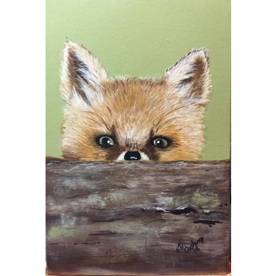 Peek a Boo Fox E-Pattern By Debbie Cushing