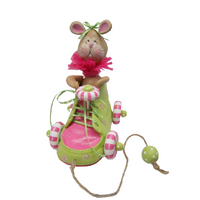 Christmas Mouse Shoe Pull Toy E-Pattern By Linda Hollander