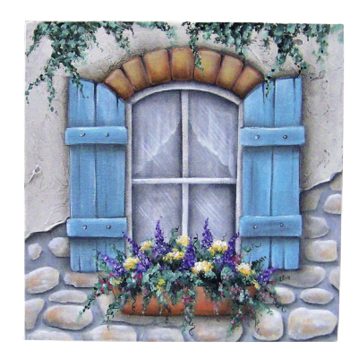 Old World Window E-Pattern By Linda Hollander