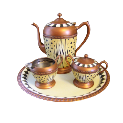 Wild Tea Set E-Pattern By Linda Hollander