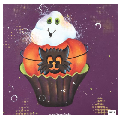 Halloween Cupcake E-Pattern By Sandra Malone