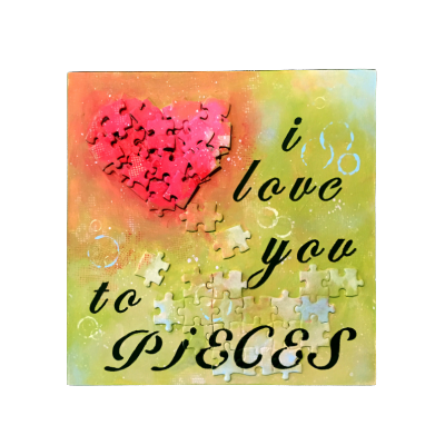 I Love You to Pieces E-Pattern By Sandra Malone