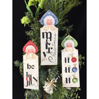 Santa's Cheerful Notes E-Pattern By Sandra Malone