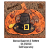 Squatty Pumpkin Plaque