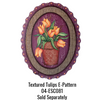 Oval Scallop Plaque
