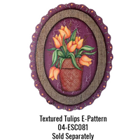 Oval Scallop Plaque