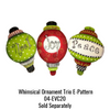 Round Laser Ornament