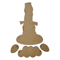 Snowman Jingle Joy Ornament Wood Kit
